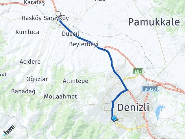 Yenişehir Sarayköy Otogarı Arası Kaç Km - Yol Tarifi