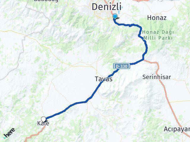 Asmalıevler Kale Arası Kaç Km - Yol Tarifi
