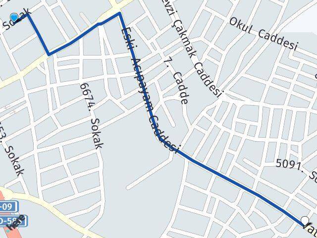 Asmalıevler Zeytinköy Arası Kaç Km - Yol Tarifi