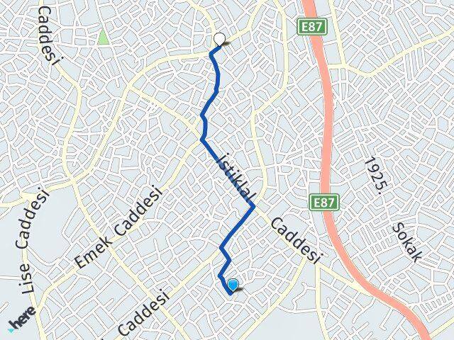 İstiklal Hacıkaplanlar Arası Kaç Km - Yol Tarifi