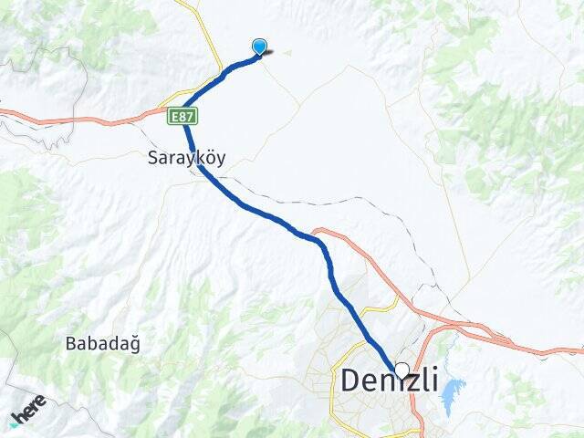 Ahmetli Denizli Otogarı Arası Kaç Km - Yol Tarifi