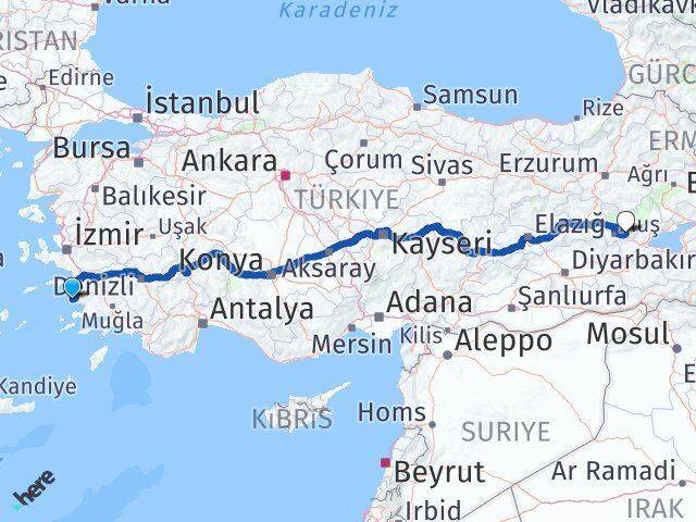 Didim Otogarı Korkut Arası Kaç Km - Yol Tarifi