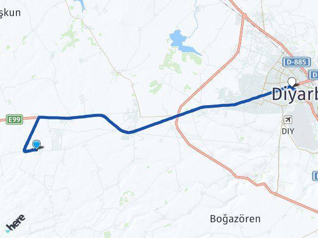 Yiğityolu Bağlar Arası Kaç Km - Yol Tarifi