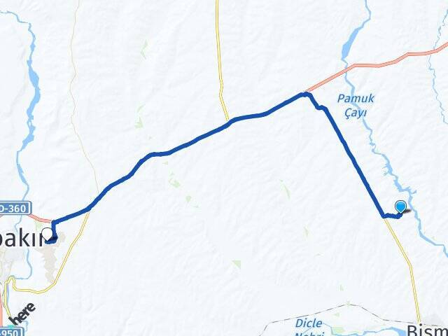Çavuşlu Dicle Üniversitesi Arası Kaç Km - Yol Tarifi