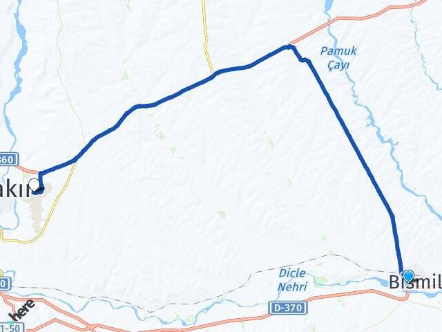 Fırat Dicle Üniversitesi Arası Kaç Km - Yol Tarifi