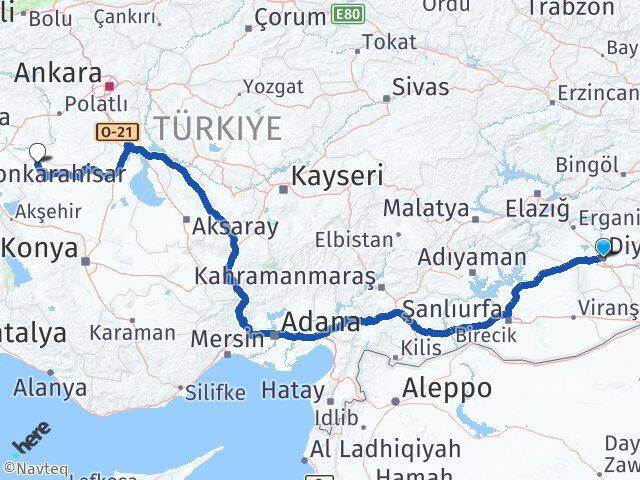 Diyarbakır Çeltik Arası Kaç Km - Yol Tarifi