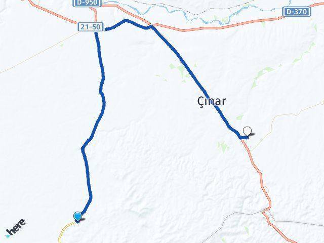 Avdalı Çınar Arası Kaç Km - Yol Tarifi