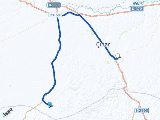 Bilmece Çınar Arası Kaç Km - Yol Tarifi