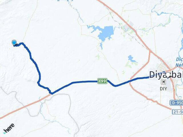 Savaş Diyarbakır Havalimanı Arası Kaç Km - Yol Tarifi