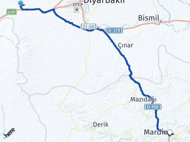 Karayakup Mardin Arası Kaç Km - Yol Tarifi
