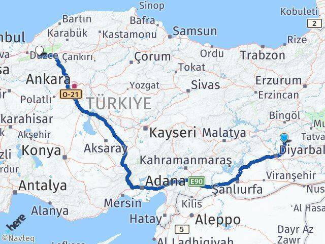 Kocaköy Bolu Arası Kaç Km - Yol Tarifi