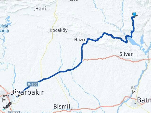 Uzunova Dicle Üniversitesi Arası Kaç Km - Yol Tarifi