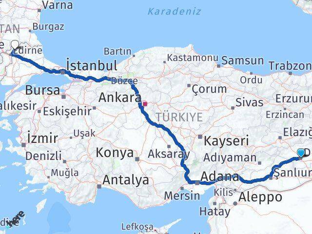 Diyarbakır Lalapaşa Arası Kaç Km - Yol Tarifi