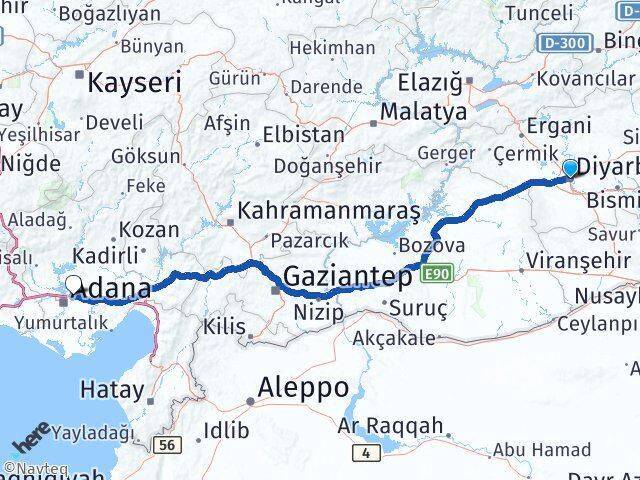 Diyarbakır Sarıçam Arası Kaç Km - Yol Tarifi