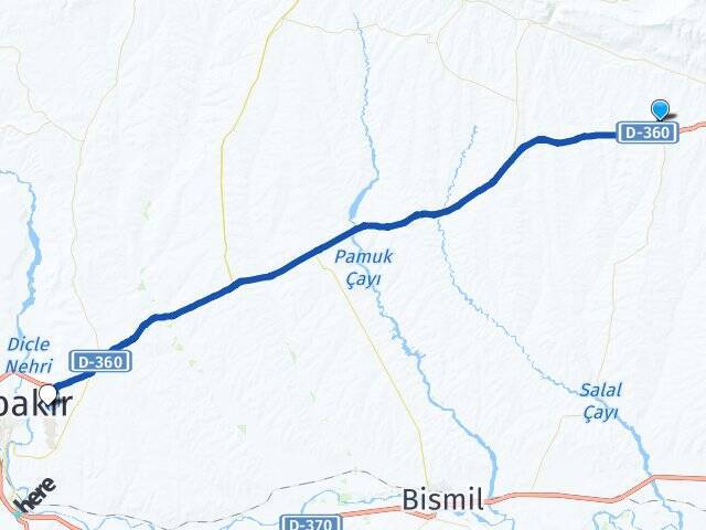 Başıbüyük Dicle Üniversitesi Arası Kaç Km - Yol Tarifi