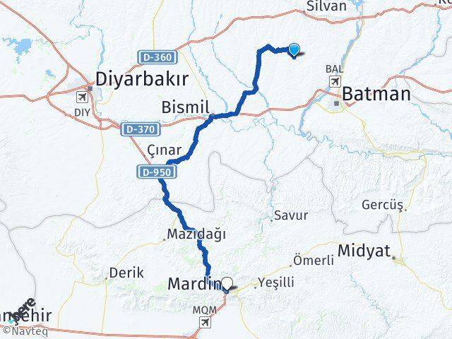 Duru Mardin Arası Kaç Km - Yol Tarifi