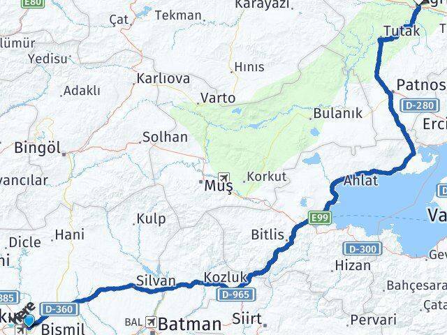 Sur Ağrı Arası Kaç Km - Yol Tarifi