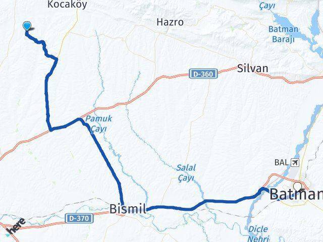 Özekli Batman Arası Kaç Km - Yol Tarifi