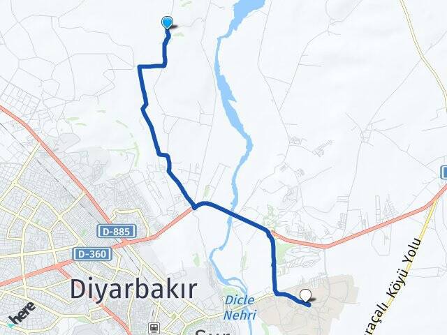 Kesikağaç Dicle Üniversitesi Arası Kaç Km - Yol Tarifi