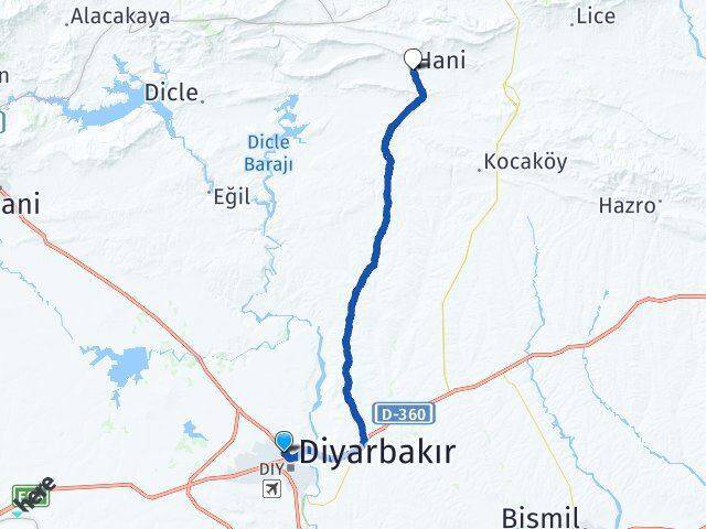 Seyrantepe Sanayi Hani Arası Kaç Km - Yol Tarifi