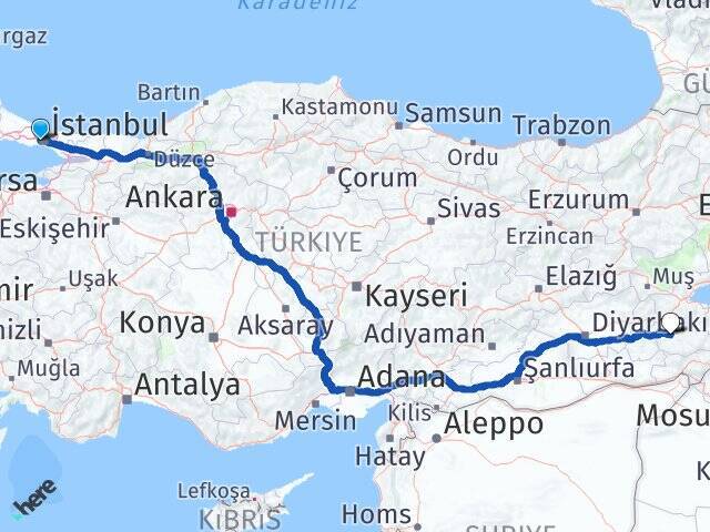 Doubletree By Hilton Istanbul Topkapi Siirt Arası Kaç Km - Yol Tarifi