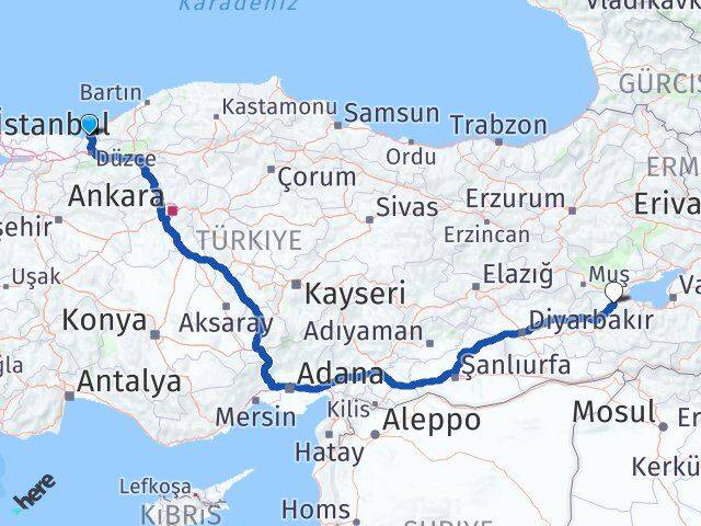 Düzce Akçakoca Bitlis Arası Kaç Km - Yol Haritası