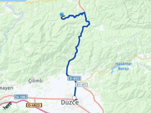 Kirazlı Düzce Otogarı Arası Kaç Km - Yol Tarifi