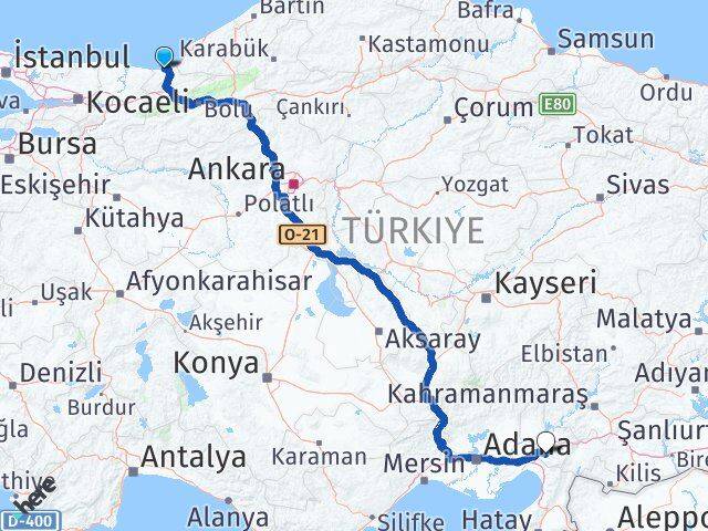 Düzce Akçakoca Osmaniye Arası Kaç Km - Yol Haritası