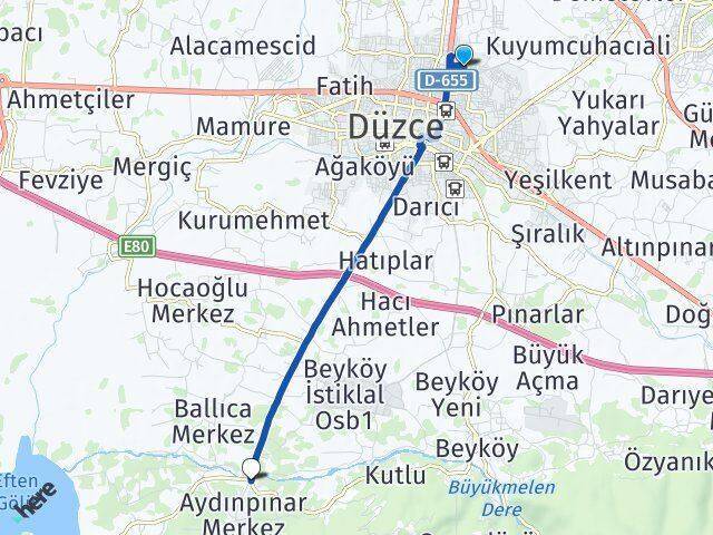 Beyciler Çınarlı Arası Kaç Km - Yol Tarifi