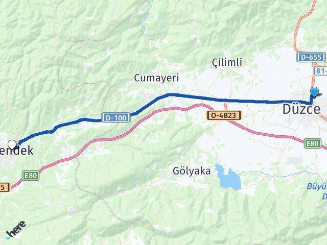 Beyciler Hendek Arası Kaç Km - Yol Tarifi