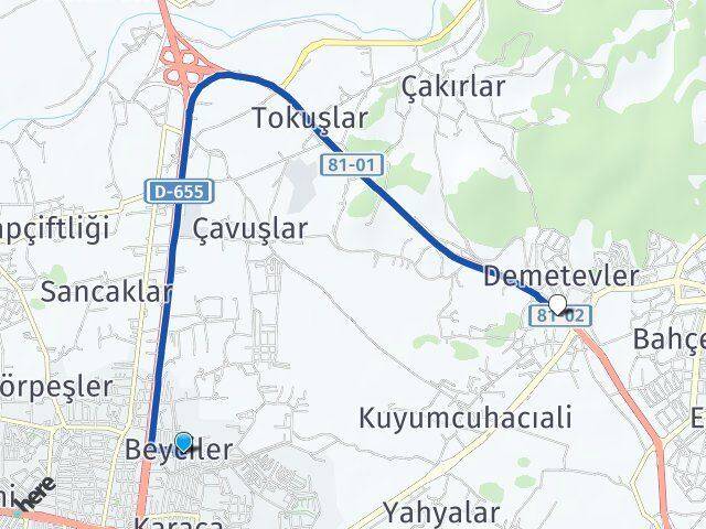 Beyciler Kazukoğlu Arası Kaç Km - Yol Tarifi