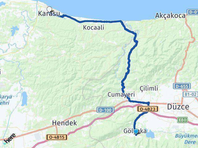 Açma Karasu Arası Kaç Km - Yol Tarifi