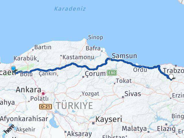 Kaynaşlı Gümüşhane Arası Kaç Km - Yol Tarifi