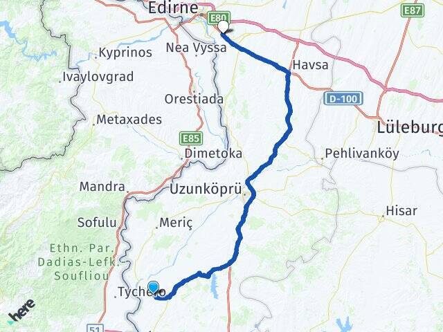 Balabancık Edirne Otogarı Arası Kaç Km - Yol Tarifi