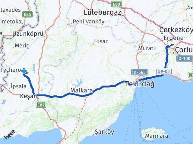 İbriktepe Cumhuriyet Arası Kaç Km - Yol Tarifi