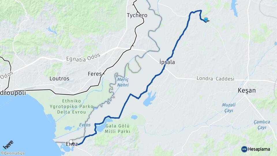 İbriktepe Enez Arası Kaç Km - Yol Tarifi