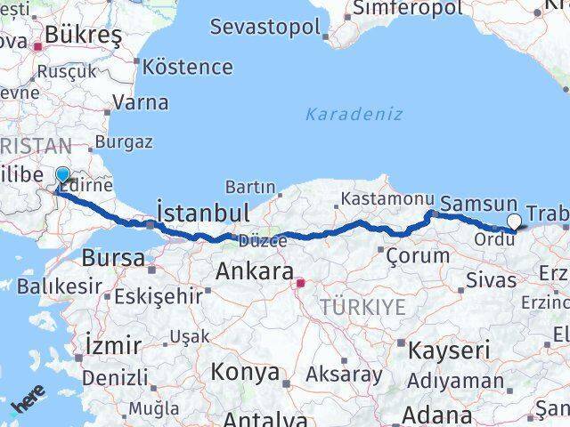 Lalapaşa Giresun Arası Kaç Km - Yol Tarifi