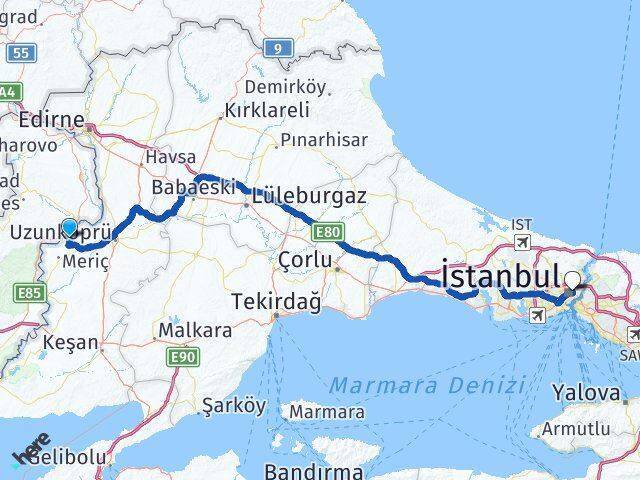 Hasırcıarnavutköy Mecidiyeköy Arası Kaç Km - Yol Tarifi