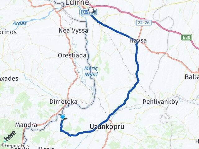 Rahmanca Trakya Üniversitesi Arası Kaç Km - Yol Tarifi