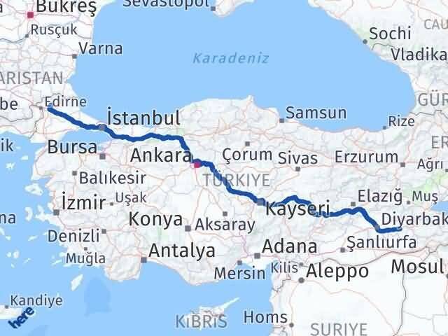 Süloğlu Batman Arası Kaç Km - Yol Tarifi