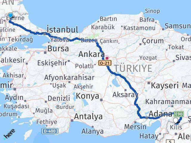 Süloğlu Kilis Arası Kaç Km - Yol Tarifi