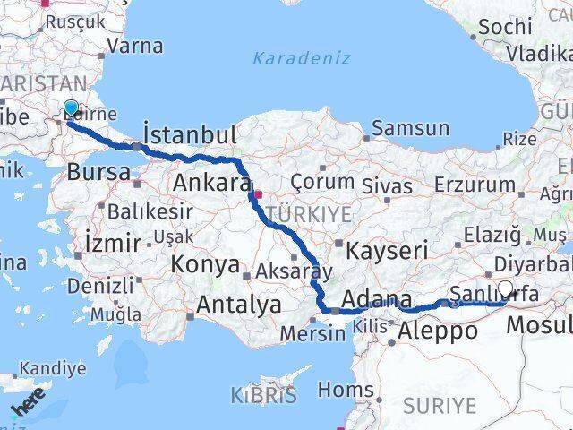 Süloğlu Mardin Arası Kaç Km - Yol Tarifi