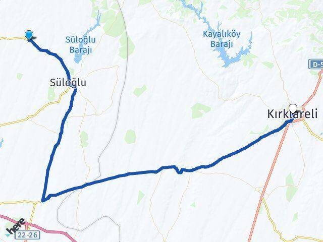 Sülecik Kırklareli Arası Kaç Km - Yol Tarifi