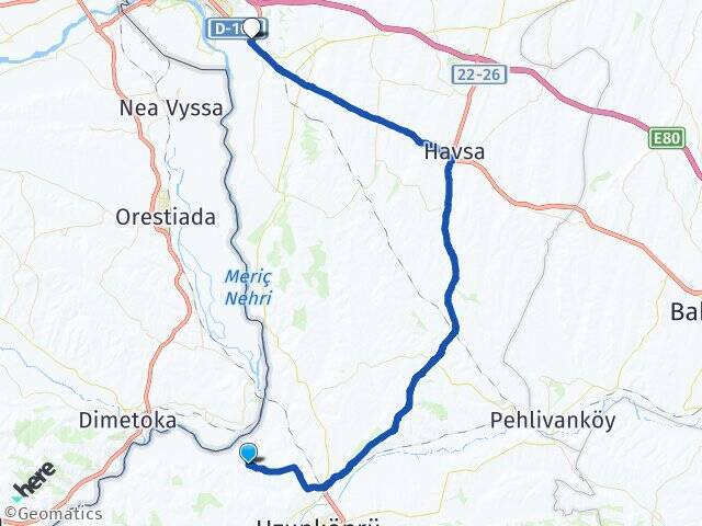 Kiremitçisalih Edirne Otogarı Arası Kaç Km - Yol Tarifi
