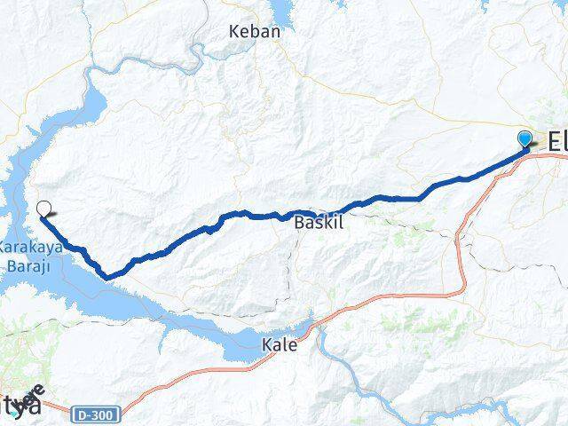 Abdullah Paşa Baskil Arası Kaç Km - Yol Tarifi