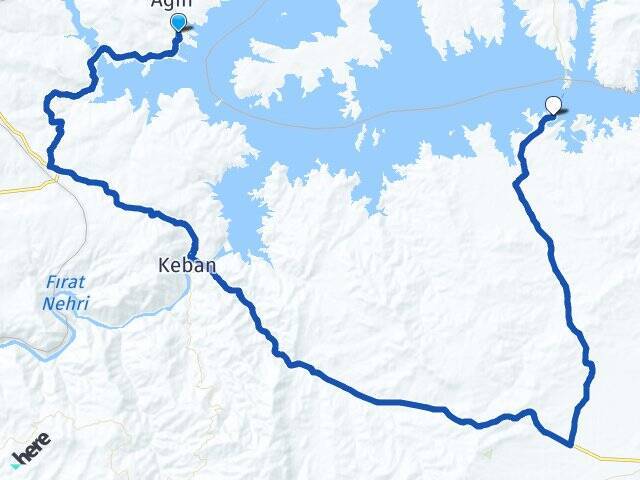 Kaşpınar Çemişgezek Feribot İskelesi Arası Kaç Km - Yol Tarifi