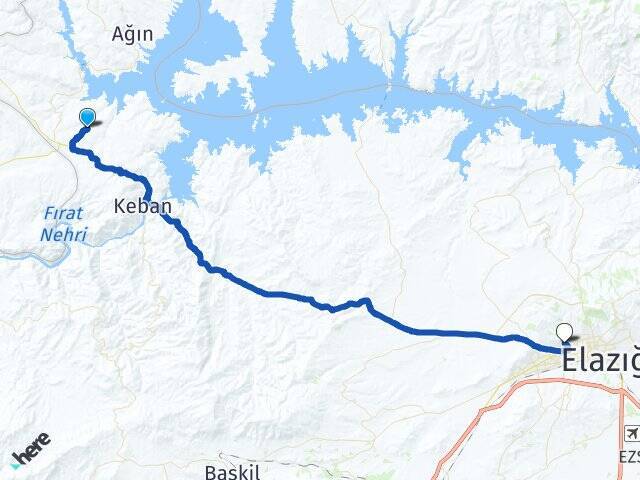 Kopuzlu Fırat Üniversitesi Arası Kaç Km - Yol Tarifi