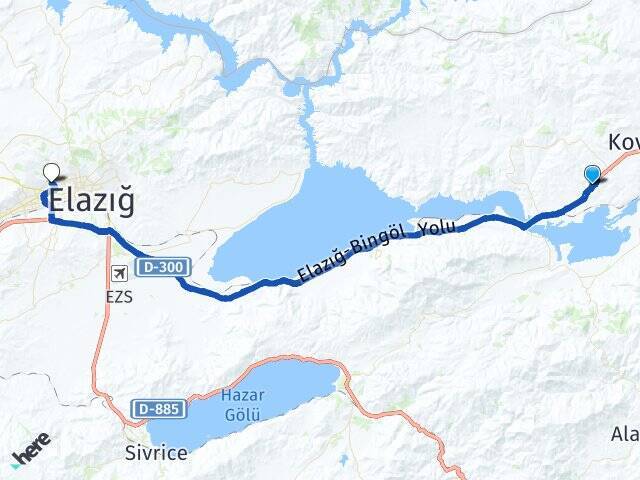 Adalı Fırat Üniversitesi Arası Kaç Km - Yol Tarifi