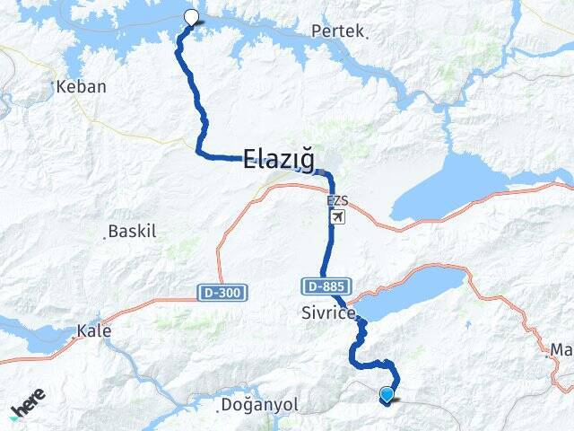 Çakıroğlu Çemişgezek Feribot İskelesi Arası Kaç Km - Yol Tarifi