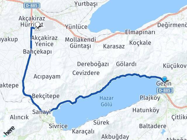 Gezin Elazığ Havalimanı Arası Kaç Km - Yol Tarifi